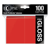 ULTRA PRO - Eclipse Gloss Standard Deck Protector: Apple Red c/100 - Gamesmart